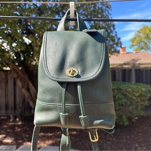 Coach Vintage Daypack Bottle Green 9960